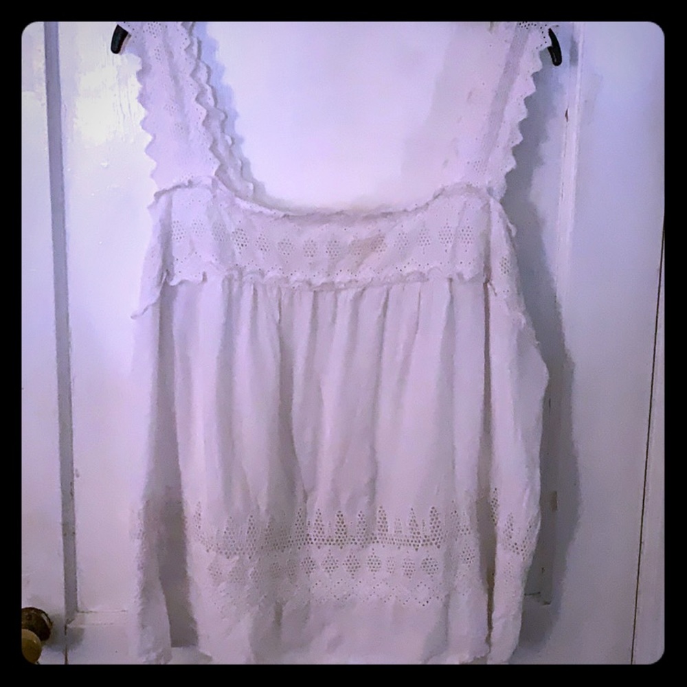 White tank top.